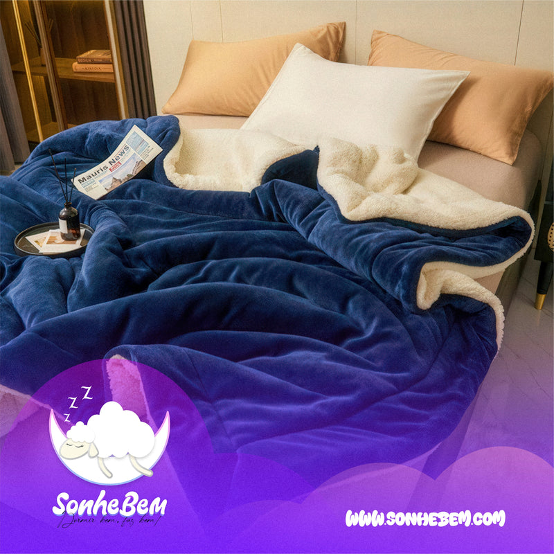 Cobertor Saintelle Dupla Camada em Lambswool Premium